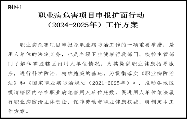 各企業(yè)注意！職業(yè)病危害項(xiàng)目申報(bào)擴(kuò)面行動(dòng)全面啟動(dòng)，未落實(shí)將面臨處罰